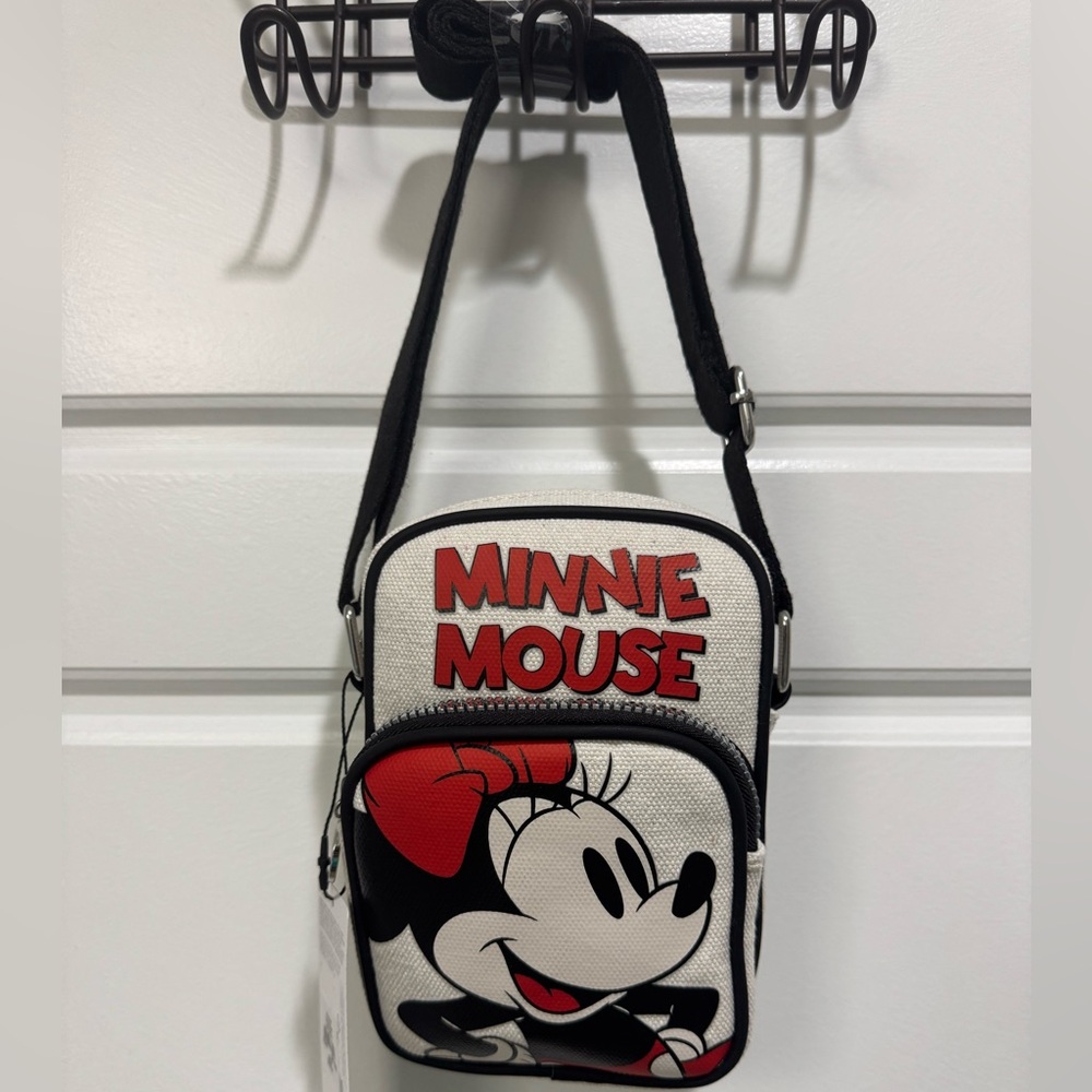 Disney Minnie Black and White Crossbody Bag